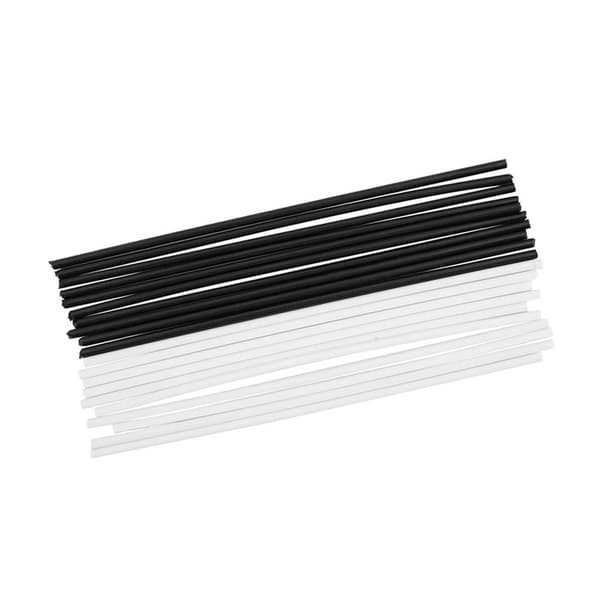 20 stk. ABS Guitar Side Dot Position Markører 100mm Længde Hvid Sort