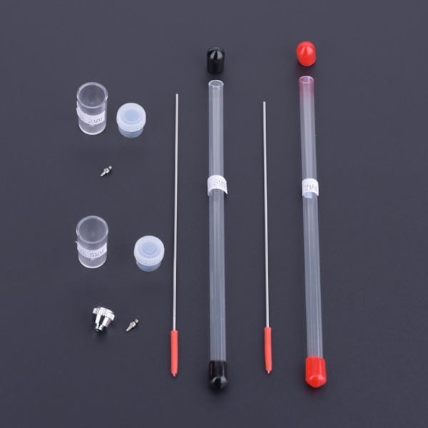 3 Koppar Multifunktionell Gravity Spray Gun Trigger Airbrush Set 166 AK