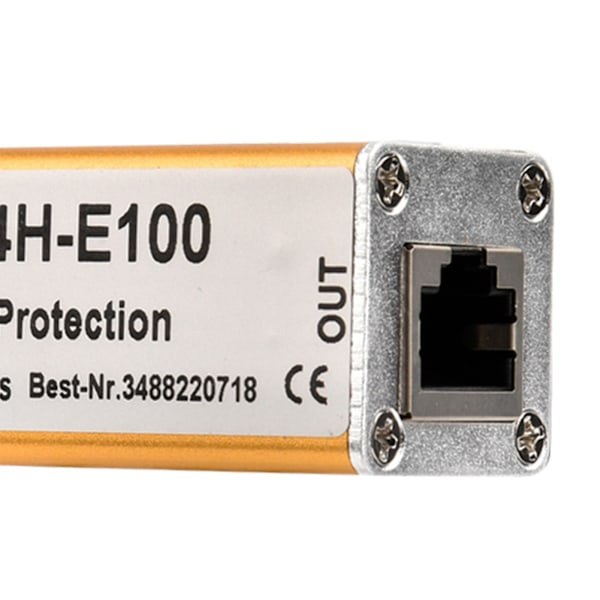 RJ45 RJ11 Adapter Ethernet Netværk Overspændingsbeskyttelse Torden Lynafleder Beskyttelse 5V