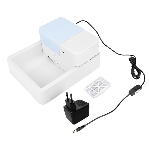 Automatisk Elektrisk Drikkevandsdispenser til Kæledyr, Hvalpe, Hunde og Katte med LED Natlys