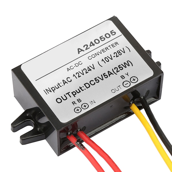AC 12V 24V till DC 5V Buck-omvandlare AC DC Strömförsörjningsmodul