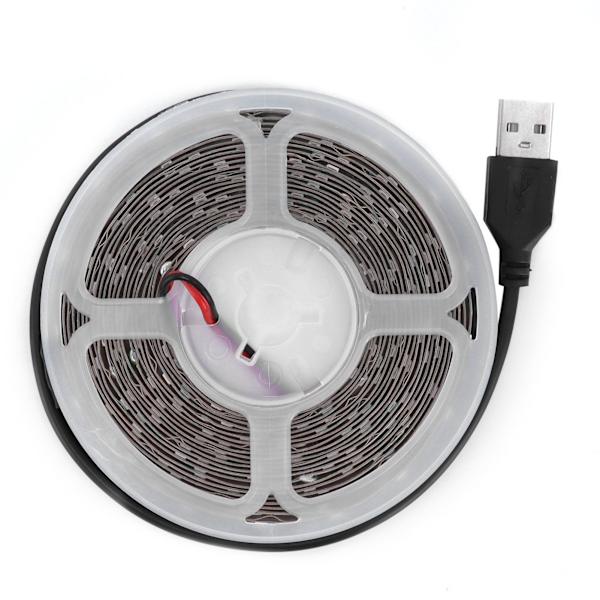 5m/16.4in LED-valonauha 5V USB-virtalähde Vahva teippi Valot makuuhuoneeseen Keittiöön Kodin koristeluun