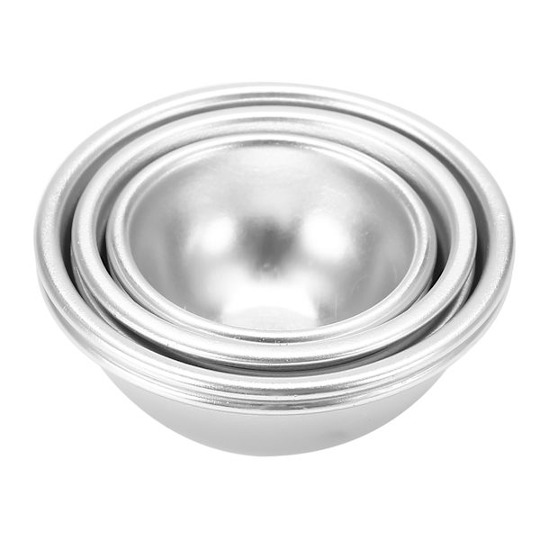 Handgjorda badbombsformar i aluminiumlegering för bubblande pyssel, DIY-kakformar, verktyg