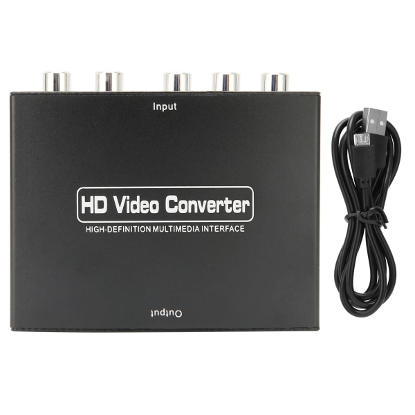 HD Multimedia Interface till 1080P YPbPr Komponent Videoomvandlare Adapter för DVD-skärm