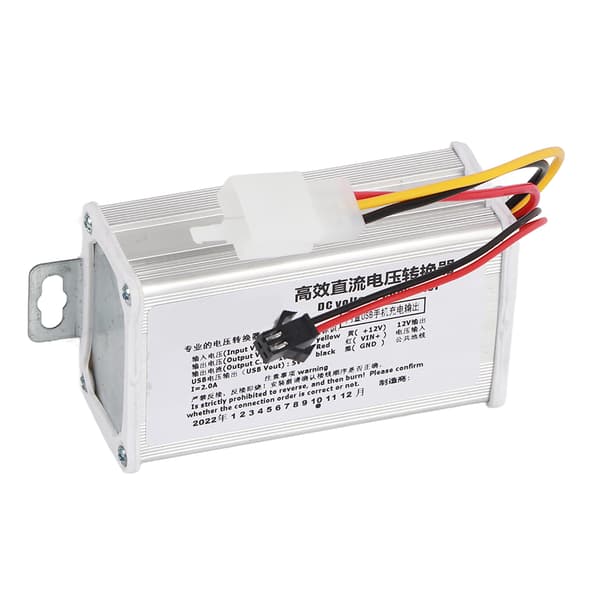 DC Konverter Step Down Strømforsyningsmodul 24V‑72V til 12V10A &amp; USB Output 5V2A