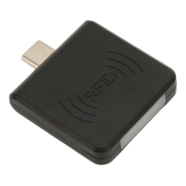 RFID ID Mobiltelefonkortläsare Typ C-gränssnitt 125Khz Bärbar Smartkortläsare Svart