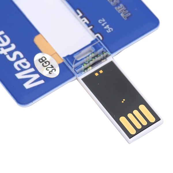 Kortsformatigt U-minne, Enkelt Unikt USB-minne för Datalagring Filöverföring (32GB)