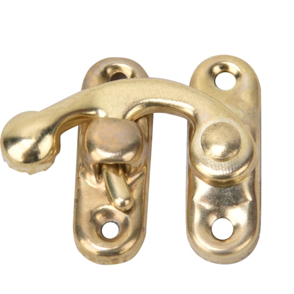 30 st Haspkrok Retro Stil Järnlås Krok Hasp för Smyckespresentaskar 3,2 x 2,8 cm Gul Vänster Låskrok Hasp