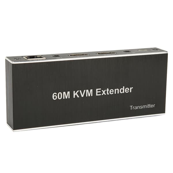 60m KVM Extender Multifunktionel 1080P 60Hz HD Multimedia Interface KVM USB Extender til TV DVD Afspiller PC 100‑240V