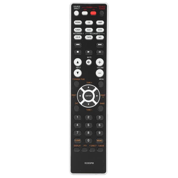 RC003PM Fjernkontroll Audio Video Forsterker Erstatningsfjernkontroll for PM6003 PM7003