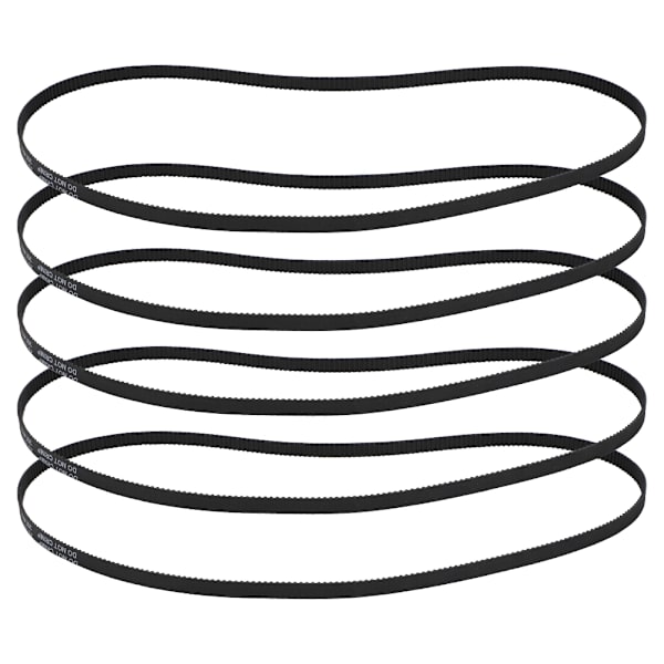 5 stk. 3D-printerdele GT2-6-610MM Gummi Lukket Tandrem Ring Lukket Synkron Drivrem