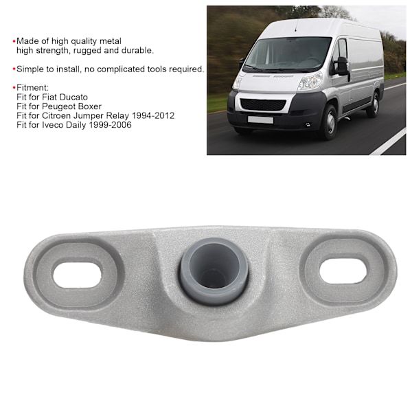 Skyvedør Lås Låseplate Lokator Guide 1312920080 Erstatning Passer for Fiat Ducato