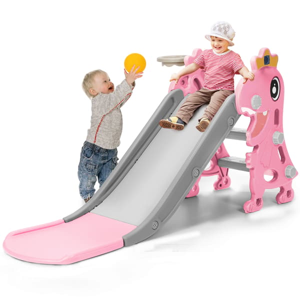 Børnerutsjebane Pink Grå