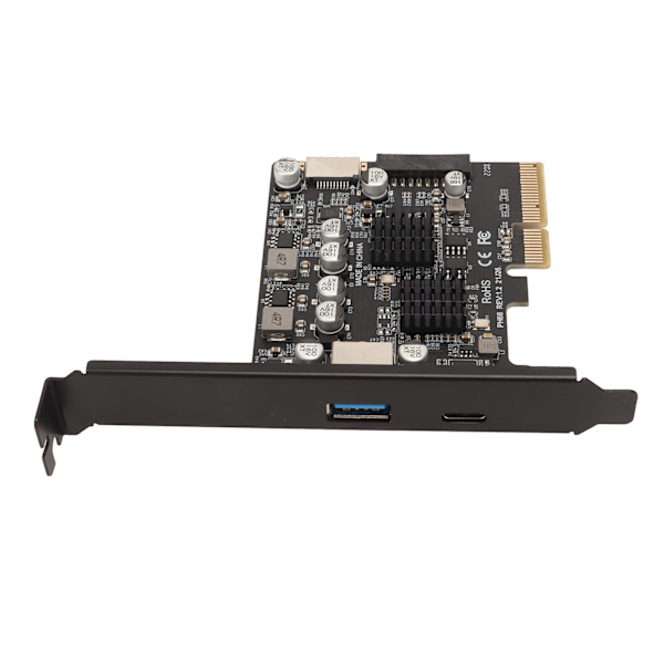 PCIe Type C Kort 10Gbps Høj Hastighed Guldbelagt Pin Front Type E PCIE USB3.2 Udvidelseskort til Stationær Computer