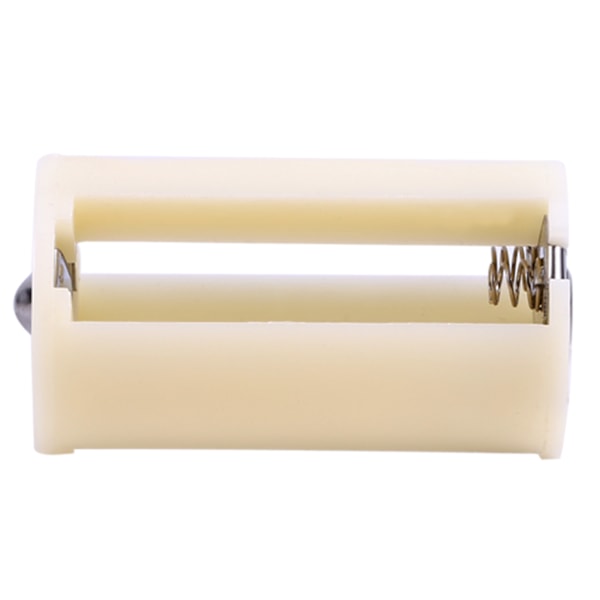 4 stk. Universal 3 AA til D Størrelse Parallel Batteri Konverter Adapter Holder Etuier Boks Hvid