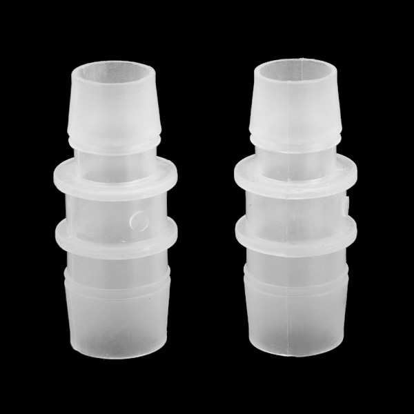 Plastik Akvarium Fisketank Variabel Diameter Adapter Konnektor Lige Luftpumpe Slange Tilbehør 2 stk 16mm/20mm