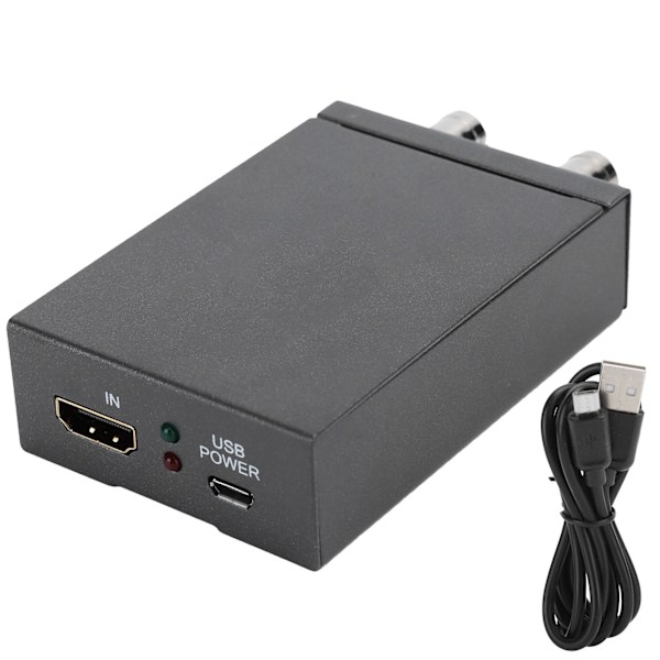 Micro HDMI-signal till SDI-signalomvandlare med dubbla SDI-utgångar