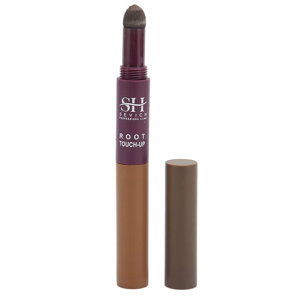 Hårlinjepudderstift Root Concealer Engangs Dobbeltsidet Grå Hårfarve Pen Medium Mørkebrun 6g