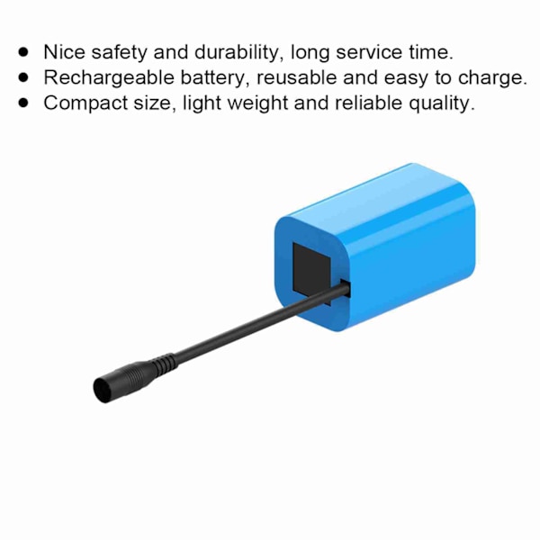 Genopladeligt batteri 7.4V 12000mAh Genanvendeligt batteri til fiskefoderbåd