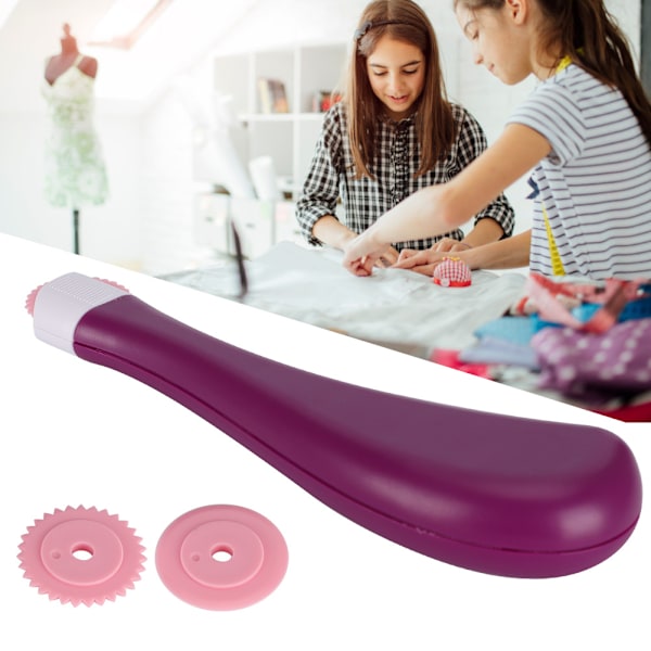 DIY Vaihdettava askarteluompelupyörä rulettityökalu rullatikkausviivan merkintäsarja