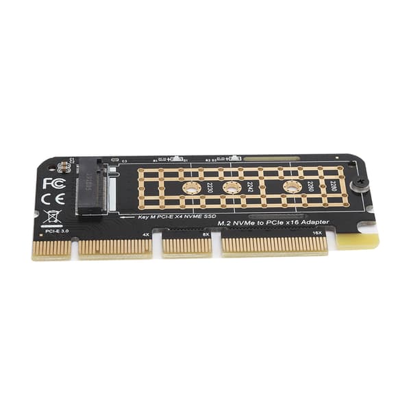 M.2 NGFF SSD til PCI-E 3.0 X16 Højhastigheds SSD Harddisk Adapter Udvidelses Riser Kort
