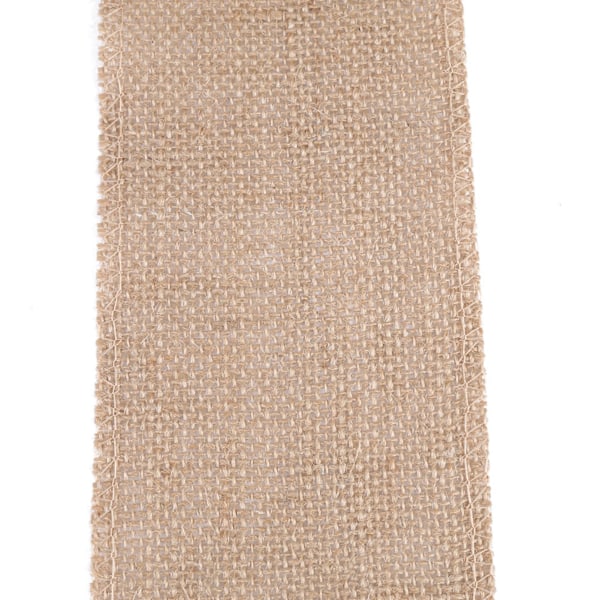 Jute Hessian stof rulle til dekoration til julepynt (bredde: 5cm)