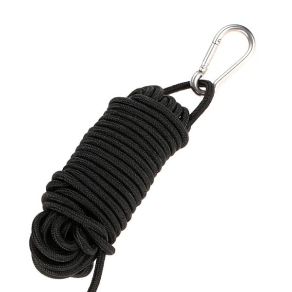 1 stk. Kajakk Driftanker Slepetau Slepe Line 9,1m / 30ft Langt Nylon Tau Rustfrie Stålklips Kajakk Tilbehør