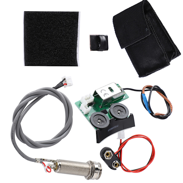 Akustisk Gitar Pickup System for VT1 Tail Nail Pickup EQ DIY Gitar Tilbehør