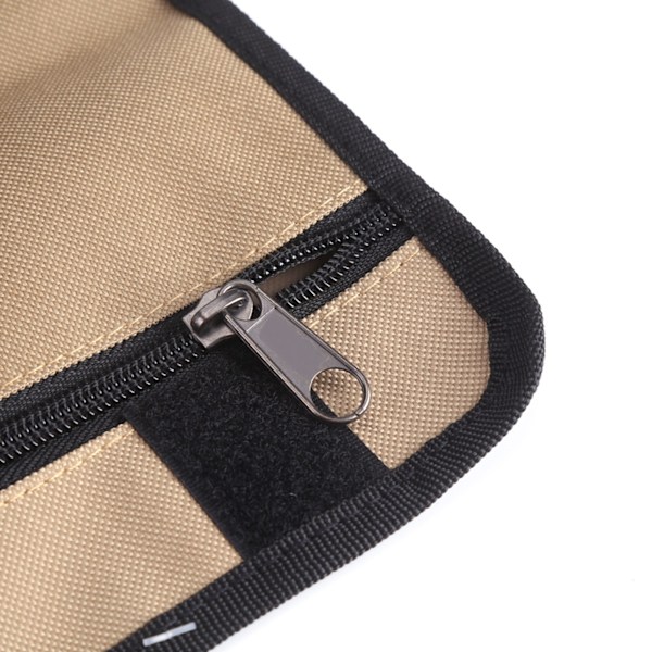 36 * 25 cm Holdbar Vandtæt Canvas Elektriker Rulle Op Hardware Værktøjsopbevaringstaske