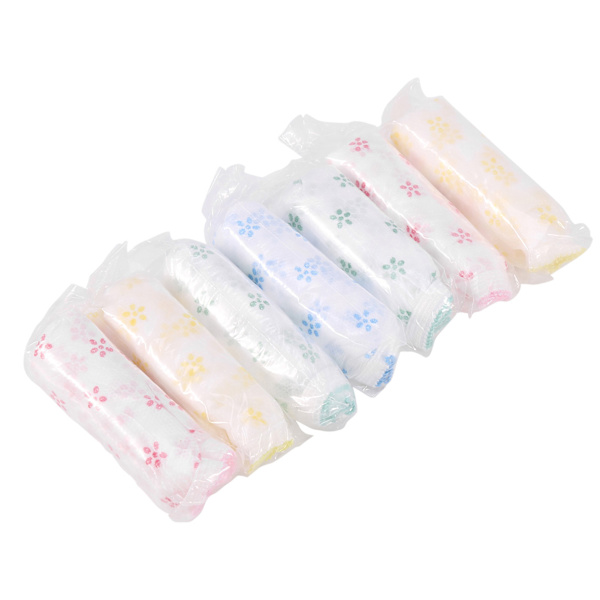 7-pack Damunderkläder för kvinnor, tryckta, engångs, graviditet, postpartum, papper, bomull, XL