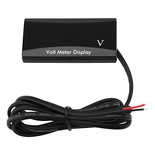 12V Bil Motorcykel Digital LED Display Voltmeter Spänning Voltmätare Panelmätare (Röd)