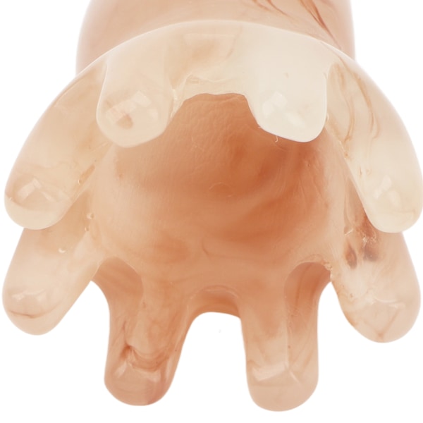 Resin Octopus Form Massasjekam Bærbar Hode Hodebunn Akupunkturpunkt Massasjekam for Hodebunnspleie Hårbørste