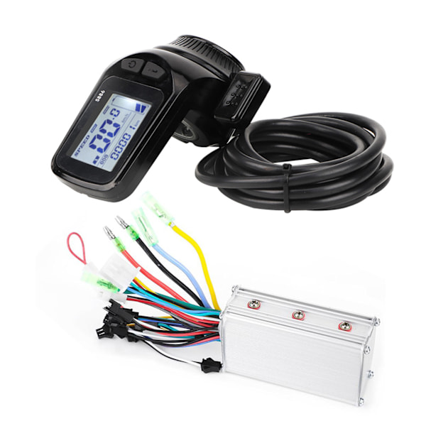 36V 350W Vandtæt LCD Display Panel Elektrisk Cykel Scooter Børsteløs Controller Kit