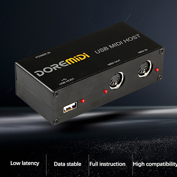 USB til MIDI Host Guitar Effector MIDI Synthesizer MIDI Generator MIDI Interface Enheder Elektronisk Instrument Udstyr
