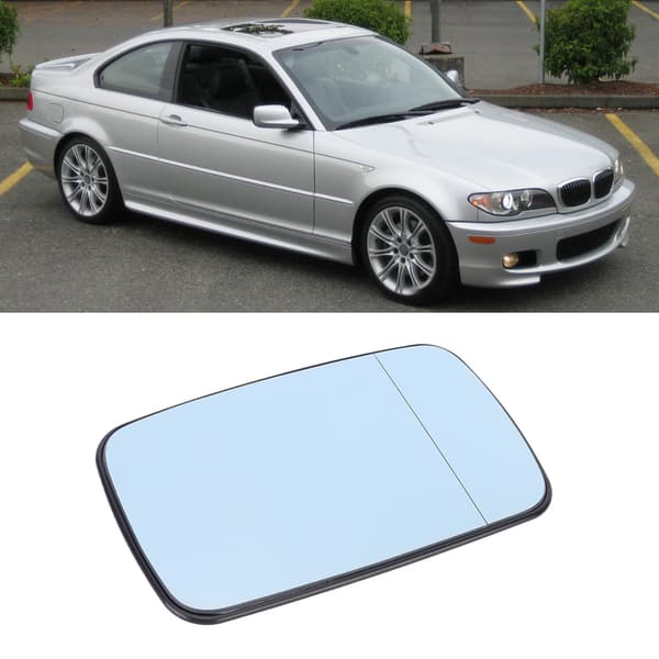 Höger blå uppvärmd sidospegelglas för 3-serie (E46) 1998–2005