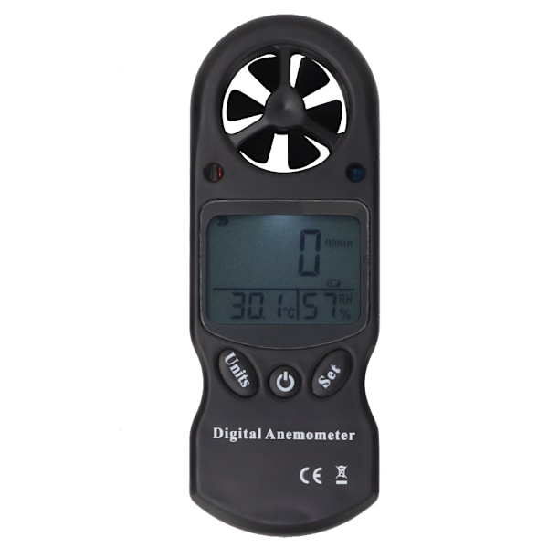 TL-300 3-i-1 Mini Handhållen Multifunktionell Digital Termometer Hygrometer Anemometer