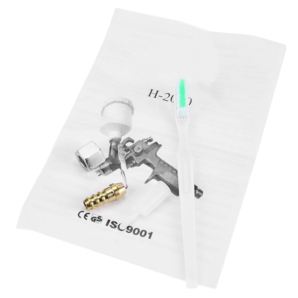 H-2000A Ammattimainen 1.0mm Suutin 125ml Paineilmaruiskupistooli Automaalaukseen ja Korjaukseen (1.0mm)