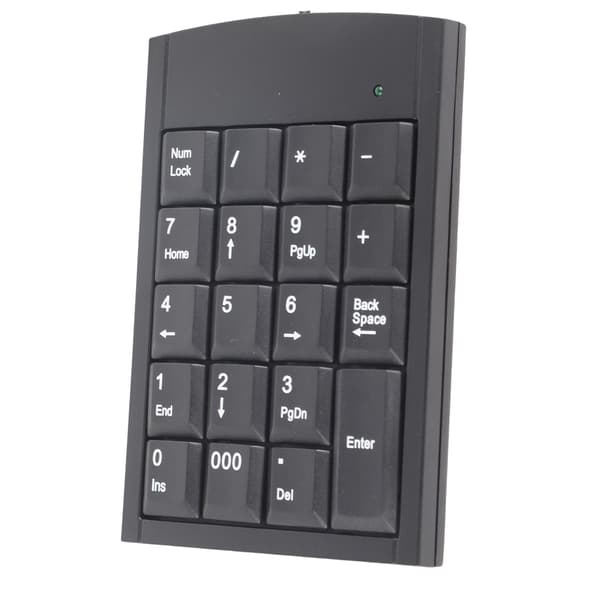 Bærbar Mini USB Numerisk Tastatur til Bærbar Computer