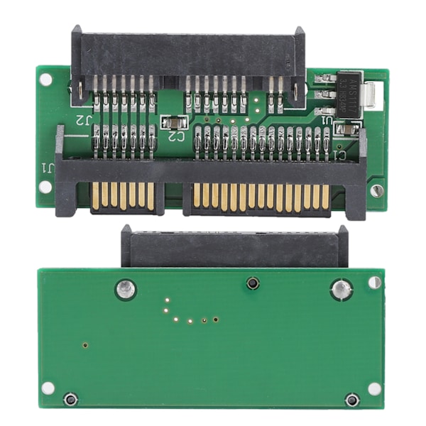 1.8 tommer Micro SATA til SATA 2.5 SSD Solid State Harddisk Adapterkort