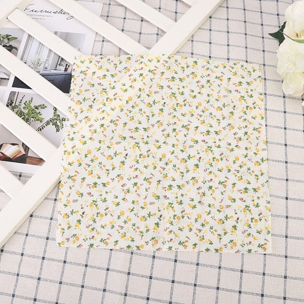 7 stk / sett 100% Bomull Batiks Sy Håndverksstoff for DIY Lommebok Putetrekk (L)
