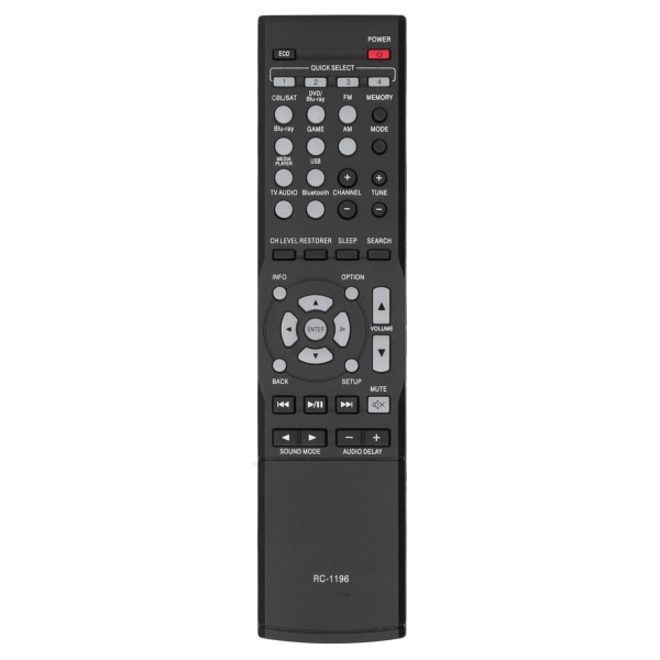 RC1196 Fjernkontroll Passer for DENON Audio Video Receiver AVR-X520BT AVR-S500BT