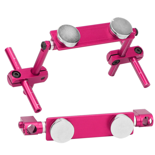 Aluminium Magnetisk Stealth Osynlig Karossfäste Kit för HSP 1/10 RC Racing Bil (Rosa)