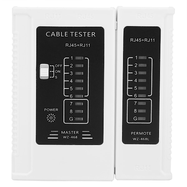 Multifunktionell RJ45 RJ11 Nätverkskabeltestare Ethernet LAN Nätverkstestverktyg