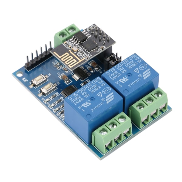 5V ESP8266 Dubbelkanal WiFi Relämodul IOT Smart Hem Telefon APP Fjärrkontroll