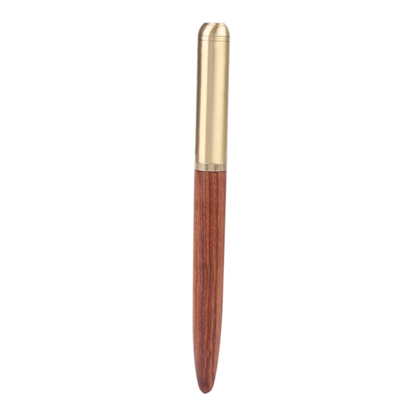 Højkvalitets Træfyldepen Træ Skriveartikler Kontorartikler 0,7 mm (Rose Wood)