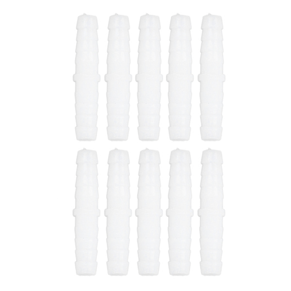 10 stk. Plastik Slangefittings Lige Lige Barb Splicer Mender Samling Union Adapter 6-6mm