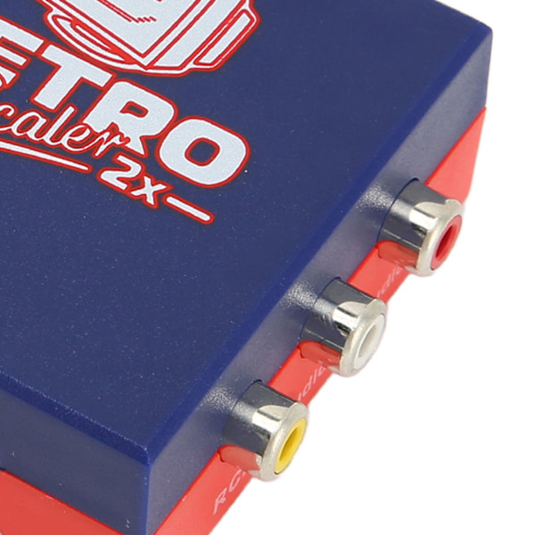 For RetroScaler2x Konverter A V Til HD Multimedia Interfa Cecompatible for RetroScaler2x Linjemultiplikator Blå
