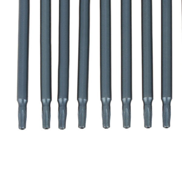 10 stk. 100mm 1/4\" Hex Skaft T10 Magnetisk Sikkerheds Stjerne Hoved Skruetrækker Bits Sæt
