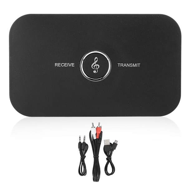 2 I 1 Bluetooth Sender Modtager Trådløs A2DP Audio 3,5 mm Assist Adapter Konverter