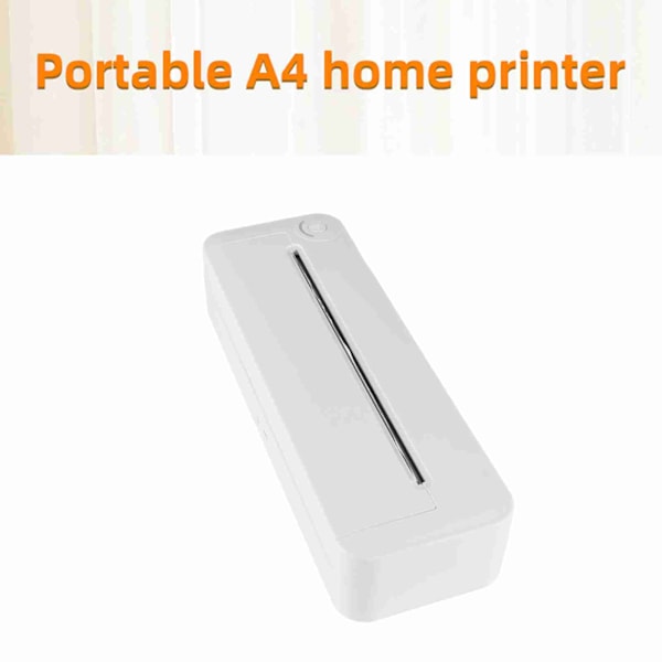 Termisk printer 200dpi Bluetooth USB-forbindelse Genopladelig Bærbar Trådløs A4-printer til tekstbilleder og eksamensopgaver
